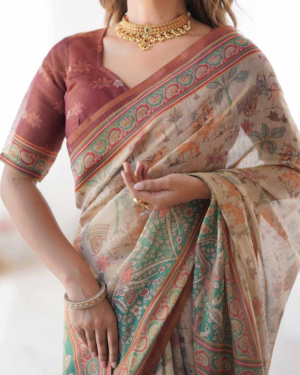 KPW 371 New Exclusive Designed Saree 🦚