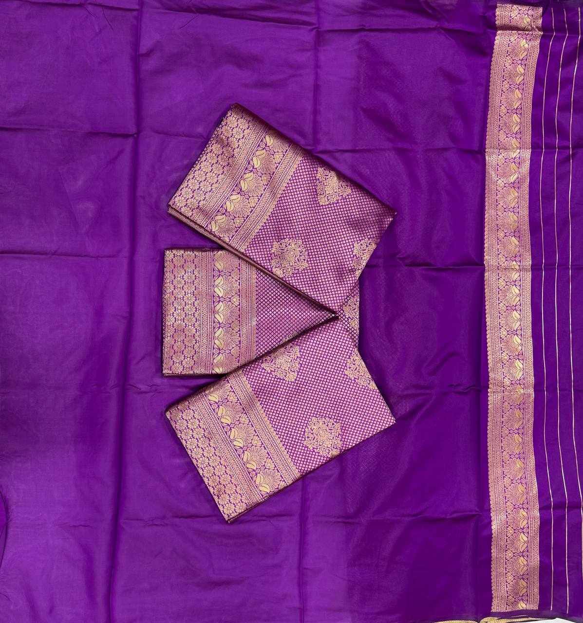 Kanjivaram Royale Soft Litchi Silk Saree With Rich Jacquard Weaving