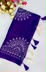 Bandhani Love Premium Moss Satin Ajrakh Saree with Zari & Mirror Work and Tassel Border