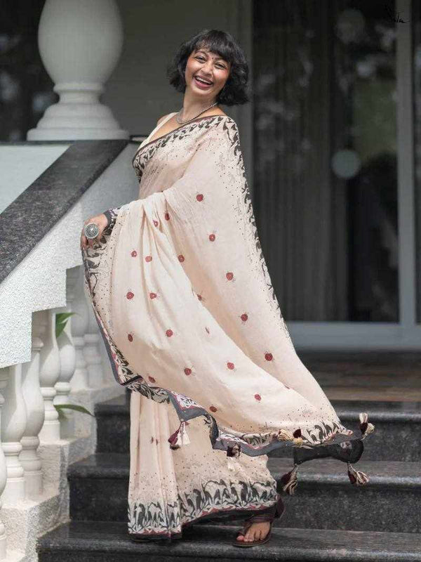 KP-W 350 New Party Wear Peach Colour Saree 🍑